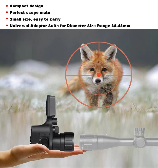 Alt view image 7 of 7 - NVS30 WIFI Digital Night Vision Camera Scope 850nm IR For Outdoor Hunting