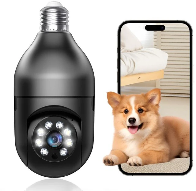 Main image of 2.4G+5G WiFi 1080P Light Bulb Camera IR Night E27 Wireless Security Camera IP66