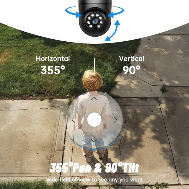Alt view image 7 of 7 - 2.4G+5G WiFi 1080P Light Bulb Camera IR Night E27 Wireless Security Camera IP66