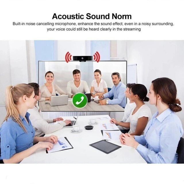 Alt view image 4 of 7 - 1080p Webcam HD USB PC Desktop Laptop Web Kamera Mikrofon Videoaufnahme FHD