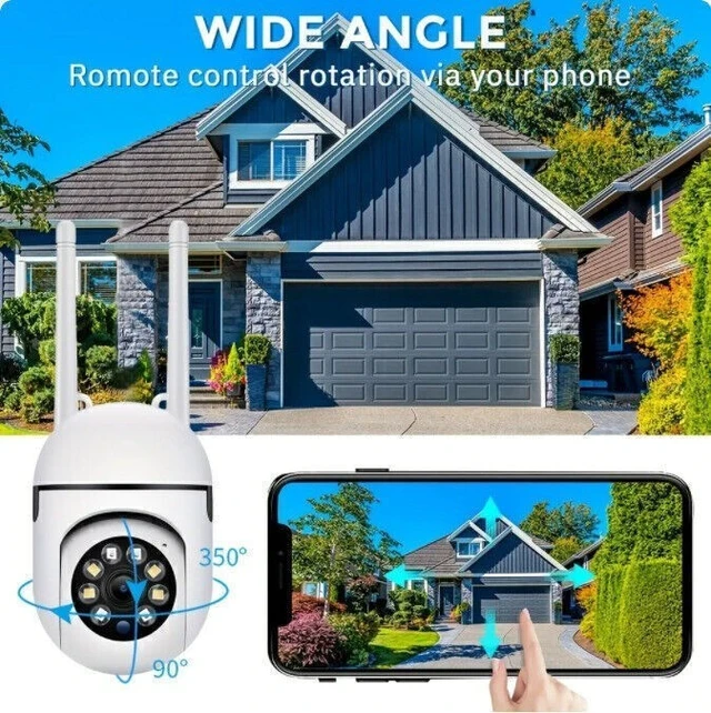 Alt view image 5 of 7 - Home Security Camera Indoor 1080p IP HD Wireless WIFI CCTV HD PTZ IR Cam