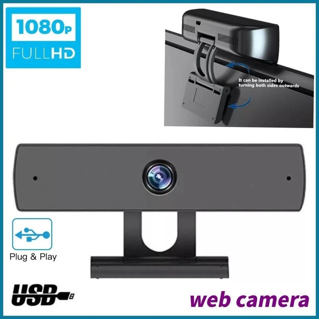 Main image of 1080P Webcam Desktop PC Videoanruf Webcam Kamera Clip-on in Mikrofon USB 2.0 2MP