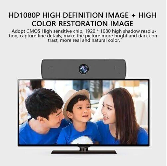 Alt view image 4 of 5 - Webcam Manual Focusing Web Camera 1080P HD Cam Microphone For PC Laptop Desktop