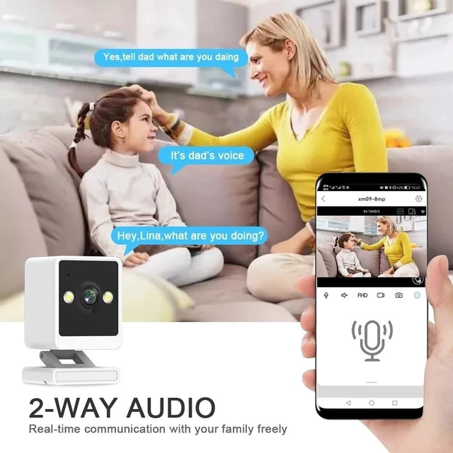 Alt view image 5 of 7 - 1080P HD WiFi IP Home Security Camera Motion Detection Two Way Audio Color Night