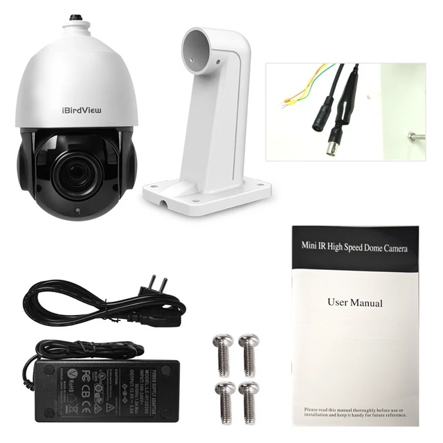 Alt view image 6 of 6 - 30X ZOOM 4 in 1 AHD/TVI/CVI/CVBS 1080P 2MP PTZ Speed Dome IP Camera Night Vision