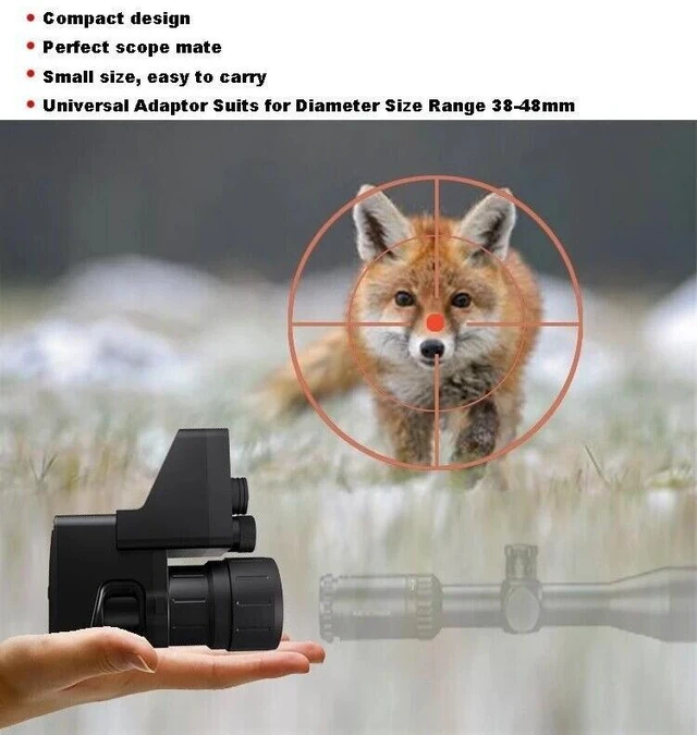 Alt view image 3 of 7 - NVS20 Night Vision Scope Sights Infrared Cameras Night Range 200m 850nm WIFI