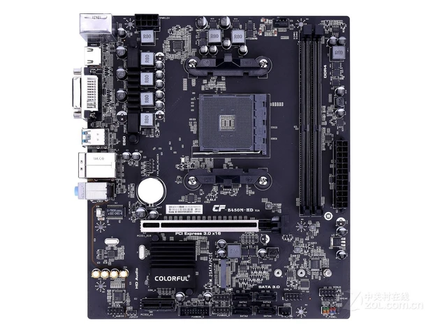 Alt view image 4 of 7 - CF-B450M-HD V14 AM4 DDR4 Desktop Motherboard For AMD B450M B450