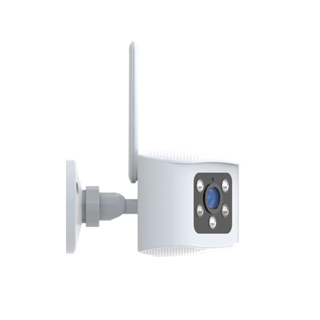 Alt view image 2 of 7 - Dual Lens Camera 2-Way Audio Smart AI CCTV Camera 180 Degree Wide-angel Colorful