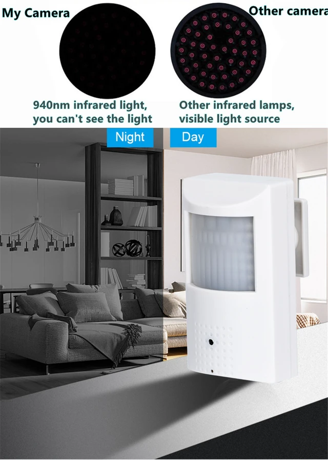 Alt view image 2 of 7 - 2.4G/5G 4K 5MP PoE WIFI PIR Style IR Two Way Audio IP Camera 3.7mm Lens