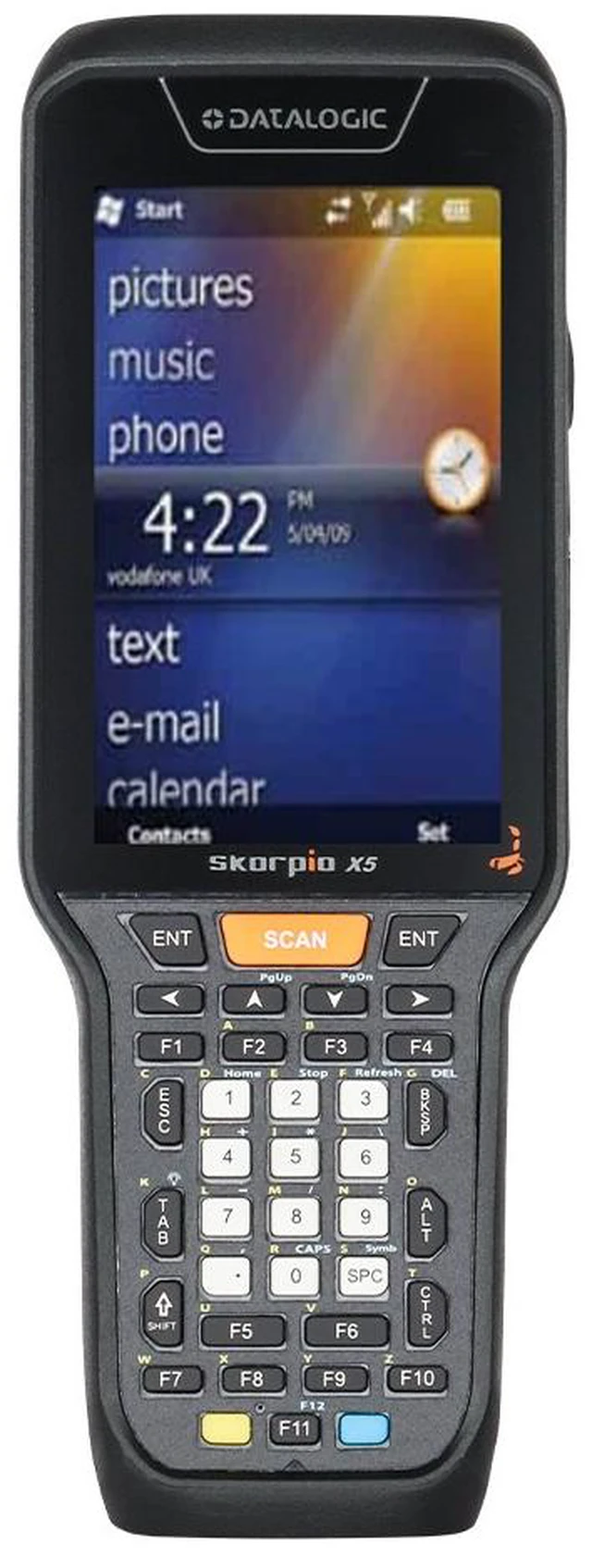 Alt view image 3 of 7 - Skorpio X5 1/2D Handheld Mobile Computer Scanner Touchscreen 943500082