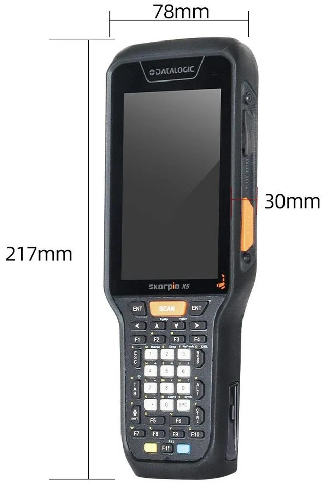 Alt view image 6 of 7 - Skorpio X5 1/2D Handheld Mobile Computer Scanner Touchscreen 943500082