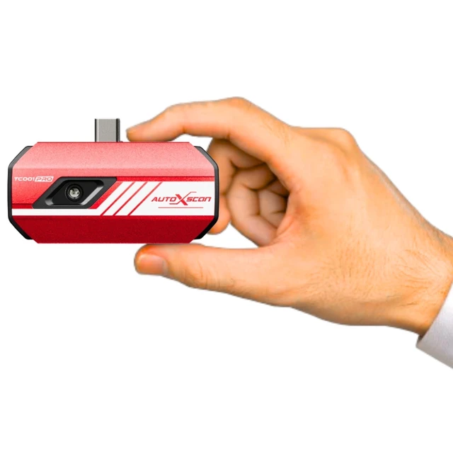 Alt view image 3 of 7 - AUTOXSCAN TC001PRO Duo Thermal Camera IR Thermal Imaging Device for USB-C iPhone Android-