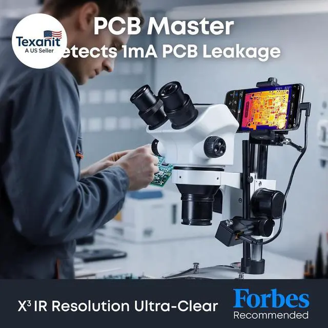 Alt view image 6 of 7 - Thermal Master P3, Thermal Camera for iPhone & Android, 512x384 X³IR Resolution 25 Hz, Infrared Camera for PCB & HVAC Inspection