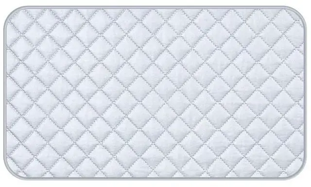 Alt view image 2 of 4 - Idealforce Magnetic Ironing Board Mat - Quilted Heat Resistant Pad for Travel, Portable Tabletop Ironing Surface, Mini Iron Anywhere for Clothes, Bed, Desk, Wrinkle Remover, Foldable