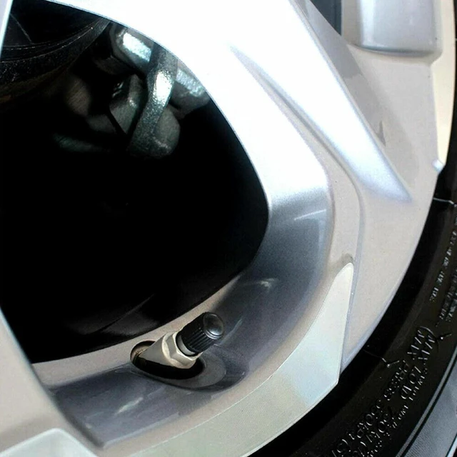 Alt view image 4 of 6 - Idealforce 100 Pcs Black Plastic Car Motor Tire Valve Stem Caps, Universal Wheel Rim Tyre Air Dust Protective Covers