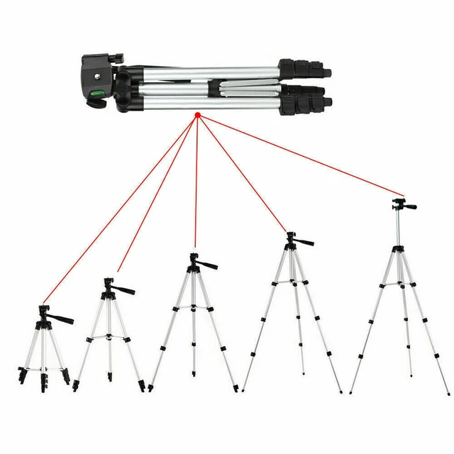 Alt view image 2 of 7 - Idealforce 40" Professional Camera Tripod Stand with Phone Holder & Carry Bag, Universal Photography Tripod for DSLR Canon Nikon iPhone Samsung