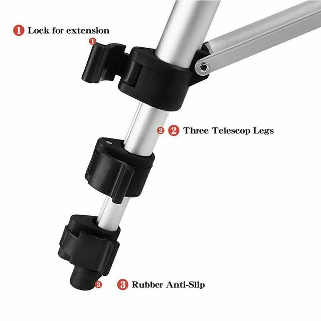 Alt view image 5 of 7 - Idealforce 40" Professional Camera Tripod Stand with Phone Holder & Carry Bag, Universal Photography Tripod for DSLR Canon Nikon iPhone Samsung