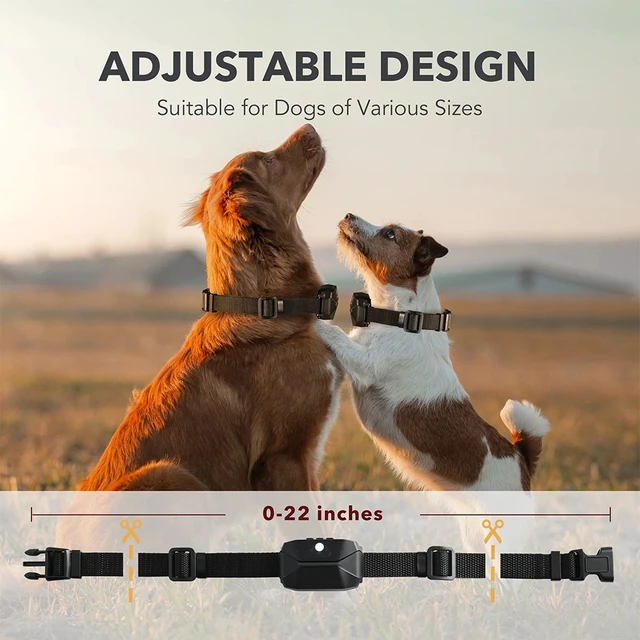 Alt view image 6 of 6 - Idealforce Dog Bark Collar, Auto Anti Barking Shock Collar for Dogs, 5 Adjustable Sensitivity Levels, 7 Shock Modes with LED Indicator for Dog Barking Training Control