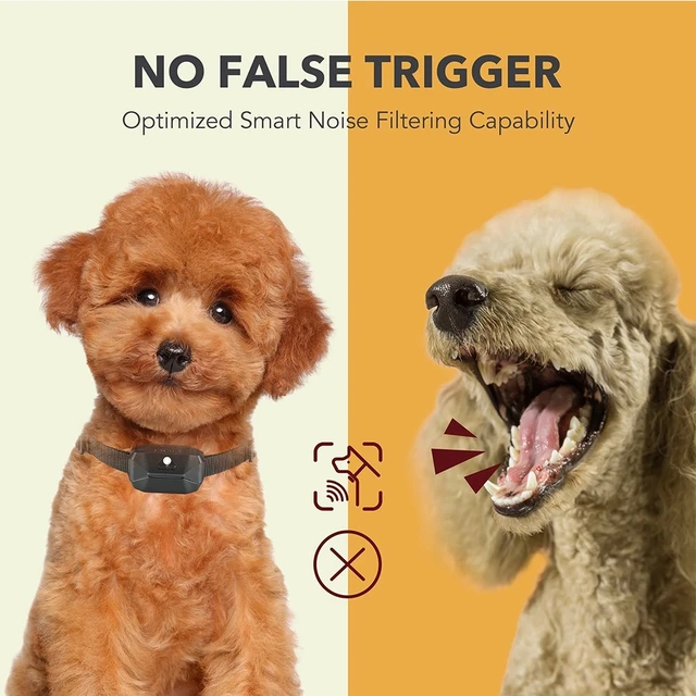 Alt view image 5 of 6 - Idealforce Dog Bark Collar, Auto Anti Barking Shock Collar for Dogs, 5 Adjustable Sensitivity Levels, 7 Shock Modes with LED Indicator for Dog Barking Training Control