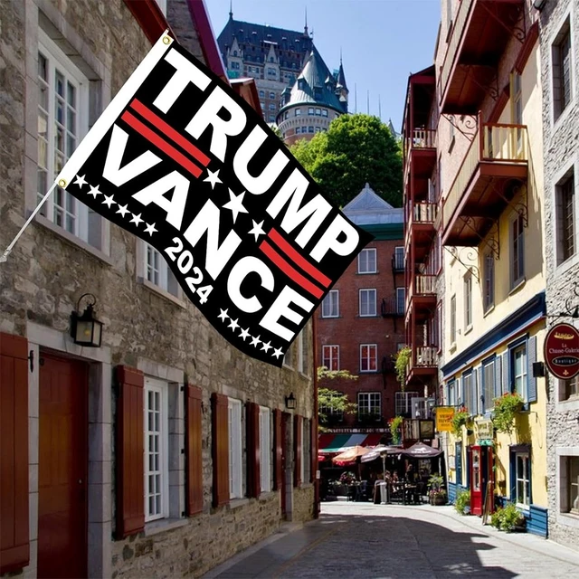 Alt view image 6 of 6 - Idealforce Trump Vance 2024 Flag 3x5 Ft, Make America Great Again MAGA Banner, Donald Trump 2024 President Flag, Durable Outdoor Decorative Flag for Yard, Garden and Indoor Display