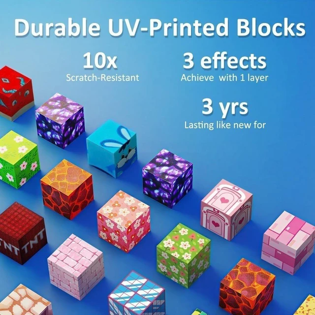Alt view image 4 of 7 - Idealforce 150PCS Magnetic Building Blocks Set, 3D STEM Educational Construction Stacking Toy, Castle & Forest Building Kit, Creative Learning Gift for Boys and Girls Ages 3-10 Years Oldrls