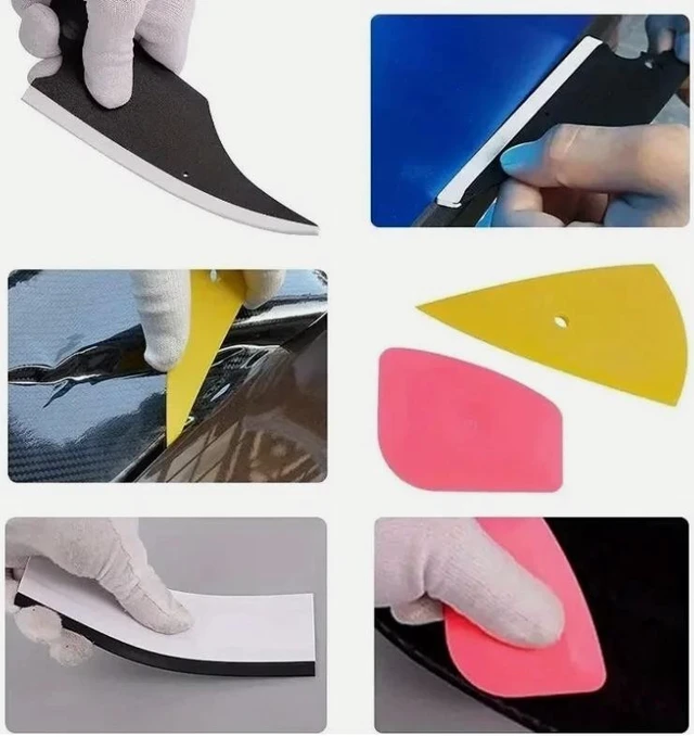 Alt view image 7 of 7 - Idealforce 11Pcs Compact Car Window Tinting Tools Kit, Bubble-Free Vinyl Wrap Application Film Tool Set, Includes Soft Sturdy Squeegee, Automotive Window Film Repair & Maintenance Tools