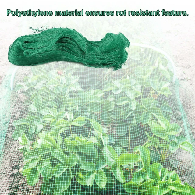 Alt view image 4 of 7 - Idealforce 33FT x16FT Woven Anti Bird Netting, 20mm Mesh Garden Protection Net, Pond & Fruit Tree Barrier Net to Protect Plants, Crops, Fruits from Birds