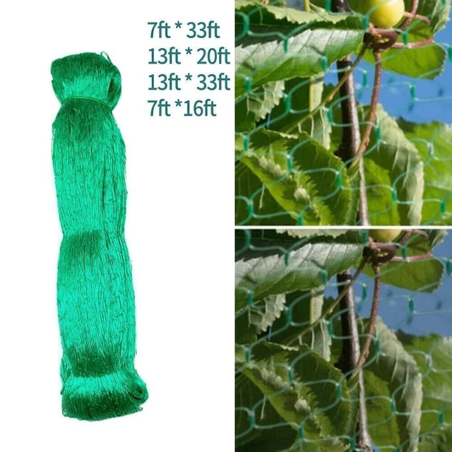 Alt view image 5 of 7 - Idealforce 33FT x16FT Woven Anti Bird Netting, 20mm Mesh Garden Protection Net, Pond & Fruit Tree Barrier Net to Protect Plants, Crops, Fruits from Birds