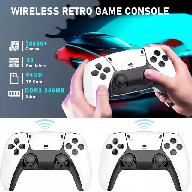 Alt view image 7 of 7 - Idealforce M15 4K Pro Video Game Console Stick, 4K HD HDMI TV Game Stick, 128GB Preloaded 4K+ Games, Retro Game Console with 2.4G Wireless Controllers, Plug and Play Portable Gaming Console for Home E