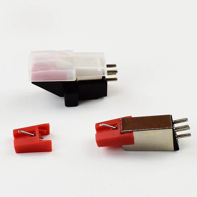 Main image of Idealforce 2 Pcs Vinyl Turntable Cartridge with Needle Stylus, Replacement Phono Cartridge Needle Kit for Vintage LP Record Player, Turntable Accessories for Vinyl Record Listening