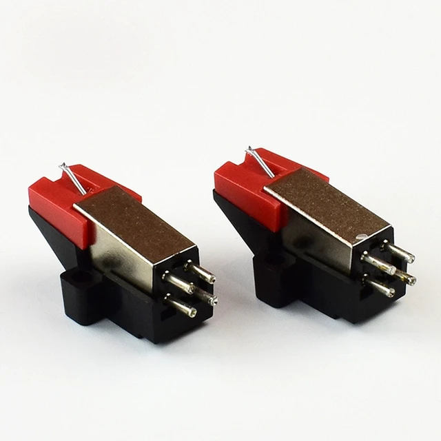 Alt view image 2 of 5 - Idealforce 2 Pcs Vinyl Turntable Cartridge with Needle Stylus, Replacement Phono Cartridge Needle Kit for Vintage LP Record Player, Turntable Accessories for Vinyl Record Listening
