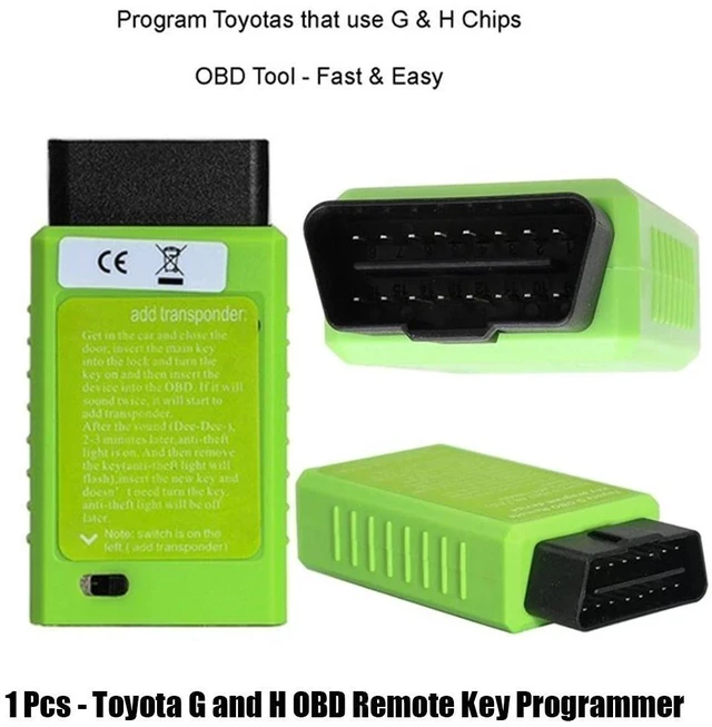 Main image of Idealforce OBD Remote Car Key Programmer, DIY Programming Device Tool for Toyota G and H Chip Vehicles, Portable OBD Programming Equipment for Toyota Vehicle Chip Key Remote Matching