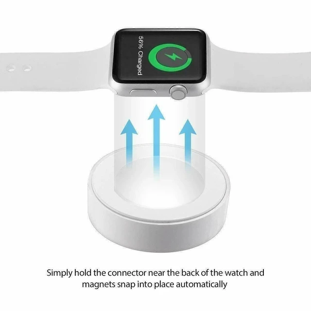 Alt view image 4 of 7 - Idealforce Magnetic Wireless USB Charger Dock, Fast Charging Cable for Apple Watch Series 1 2 3 4 5 6 7 8 SE Ultra, Compatible with Samsung Galaxy Watch 5 Pro 6 5 4 3 Active2