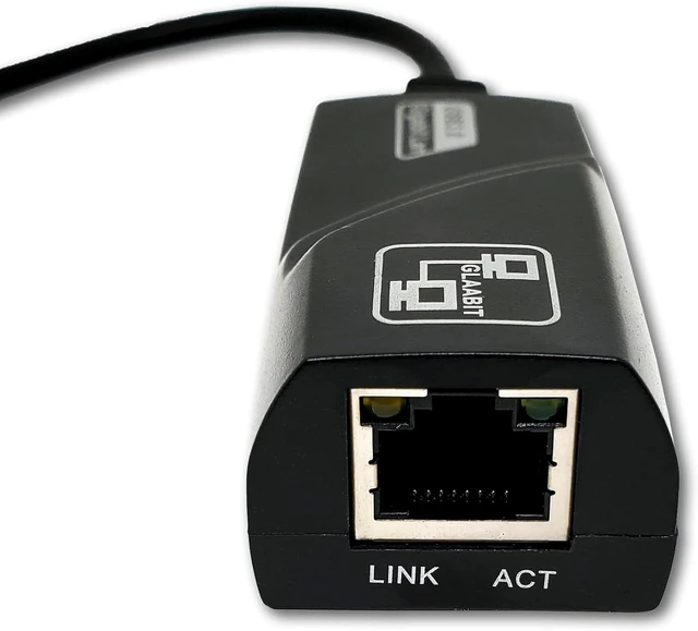 Alt view image 2 of 7 - Idealforce USB 3.0 Type A to 1000Mbps Gigabit Ethernet Adapter, RJ45 LAN Network Card Converter, High Speed USB to Ethernet LAN Adapter, Portable Wired Network Connector for Desktop PC, Laptop and Mac