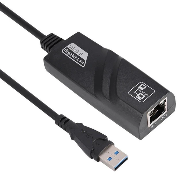 Alt view image 4 of 7 - Idealforce USB 3.0 Type A to 1000Mbps Gigabit Ethernet Adapter, RJ45 LAN Network Card Converter, High Speed USB to Ethernet LAN Adapter, Portable Wired Network Connector for Desktop PC, Laptop and Mac