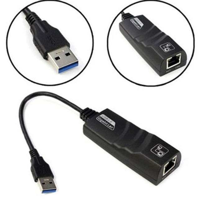 Alt view image 5 of 7 - Idealforce USB 3.0 Type A to 1000Mbps Gigabit Ethernet Adapter, RJ45 LAN Network Card Converter, High Speed USB to Ethernet LAN Adapter, Portable Wired Network Connector for Desktop PC, Laptop and Mac