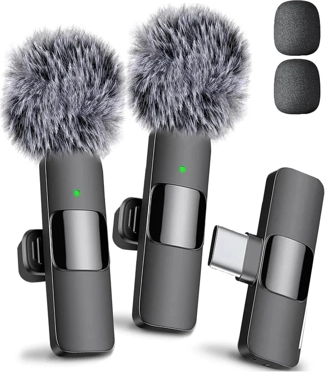 Alt view image 2 of 7 - Idealforce 1 Mic Wireless Lavalier Microphone, Plug and Play Mini Lapel Mic for Video Recording, Live Streaming and Interview for iPhone, iPad, iPhone 15+ and Android Devices with USB-C Port