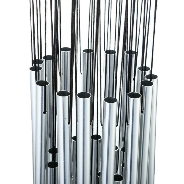 Alt view image 4 of 6 - Idealforce 34" Large Aluminium Wind Chimes, 27 Tubes Deep Tone Chapel Bells Windchime, Premium Aluminum Zen Decor, Outdoor Patio Garden Home Hanging Ornament, Ideal Festival Gift for US Backyard & Por