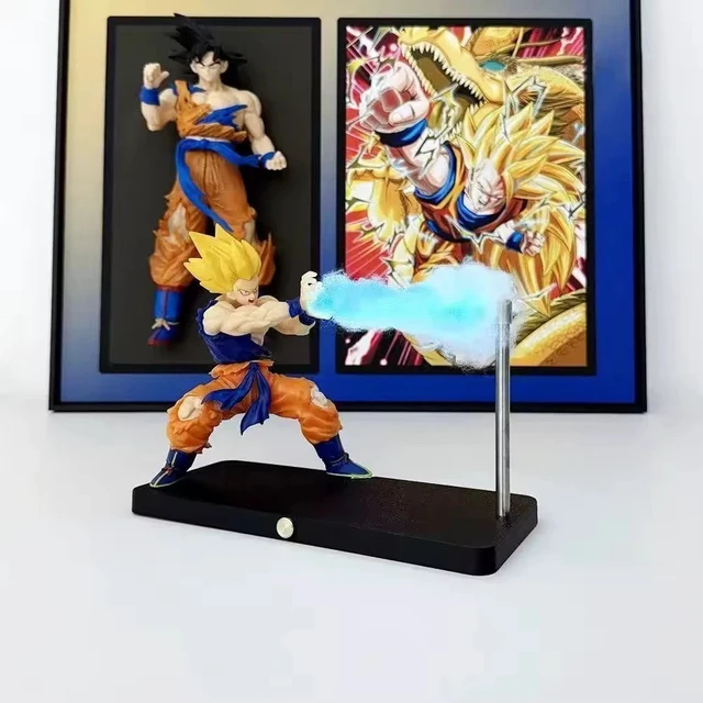 Alt view image 5 of 7 - Idealforce DBZ Dragon Ball Z Goku Kamehameha Magnetic Levitating LED Night Light, Floating Desk Lamp, Anime Themed Decor Light, Unique Table Lamp Gift for Dragon Ball Fans