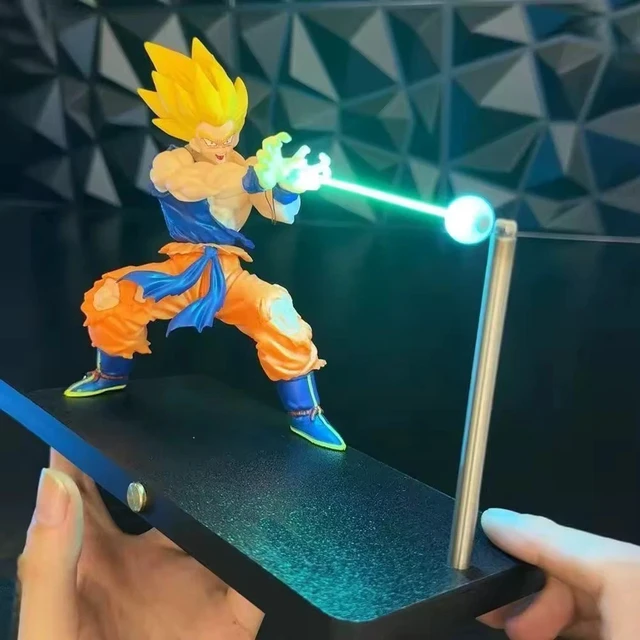 Alt view image 6 of 7 - Idealforce DBZ Dragon Ball Z Goku Kamehameha Magnetic Levitating LED Night Light, Floating Desk Lamp, Anime Themed Decor Light, Unique Table Lamp Gift for Dragon Ball Fans