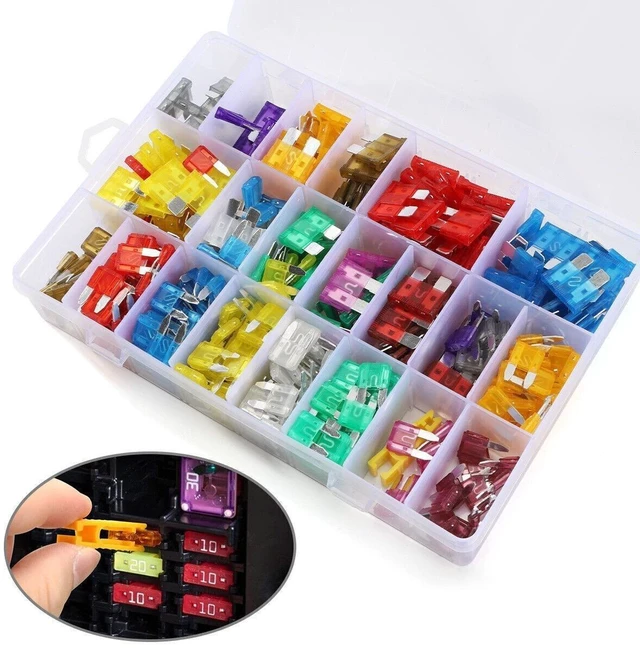 Main image of Idealforce 420Pcs 12V Mini ATM Blade Fuse Assortment Kit, Assorted Auto Fuses Replacement Set, Suitable for Car, Truck, Motorcycle, RV and Boat Electrical System Repair