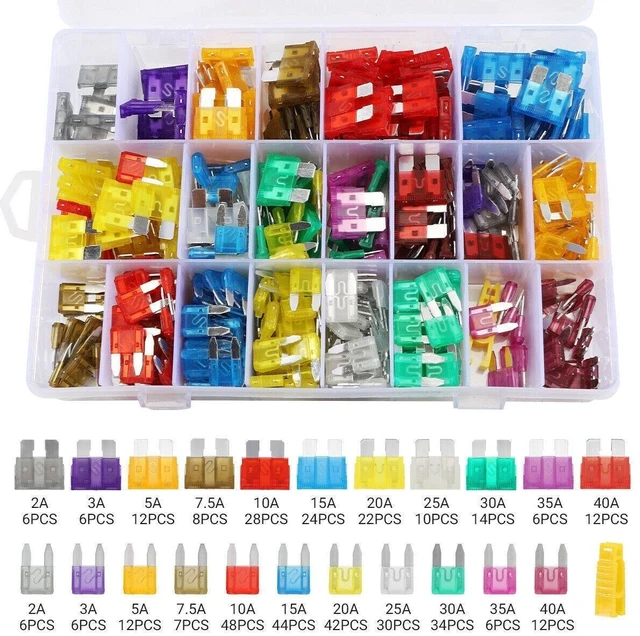 Alt view image 2 of 7 - Idealforce 420Pcs 12V Mini ATM Blade Fuse Assortment Kit, Assorted Auto Fuses Replacement Set, Suitable for Car, Truck, Motorcycle, RV and Boat Electrical System Repair