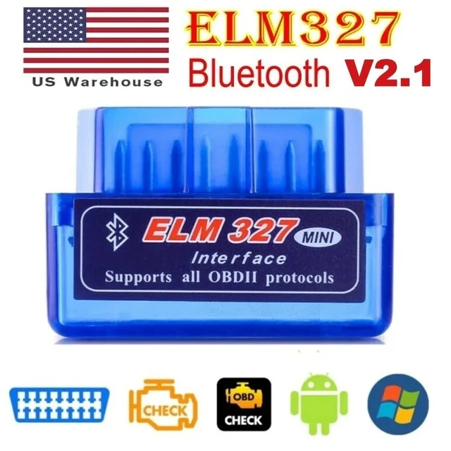 Alt view image 2 of 7 - Idealforce Mini ELM327 V2.1 Bluetooth OBD2 OBDII Scanner, Car Fault Code Reader Adapter, Portable Auto Diagnostic Scan Tool for Vehicle Engine Trouble Code Checking