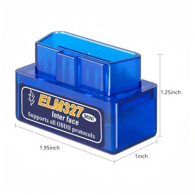 Alt view image 3 of 7 - Idealforce Mini ELM327 V2.1 Bluetooth OBD2 OBDII Scanner, Car Fault Code Reader Adapter, Portable Auto Diagnostic Scan Tool for Vehicle Engine Trouble Code Checking