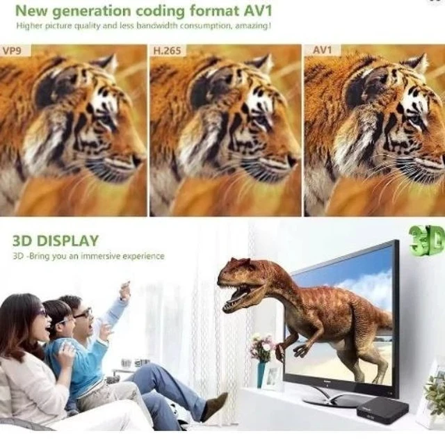 Alt view image 7 of 7 - Idealforce 4K Tanix W2 TV Streaming Box, Android 11, Amlogic S905W2, 4GB 64GB Memory, 2.4GHz & 5GHz Dual WiFi, Ultra HD Smart Media Player for Television