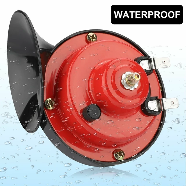 Alt view image 2 of 7 - Idealforce 12V 300DB Super Loud Train Air Horn, Waterproof Heavy Duty Automotive Horn Replacement, Universal Fit for Motorcycle, Car, Truck, SUV and Boat