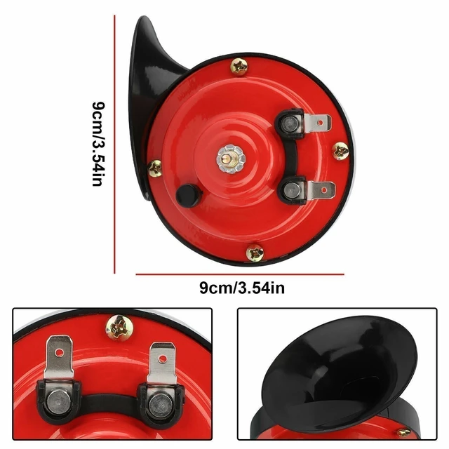 Alt view image 7 of 7 - Idealforce 12V 300DB Super Loud Train Air Horn, Waterproof Heavy Duty Automotive Horn Replacement, Universal Fit for Motorcycle, Car, Truck, SUV and Boat
