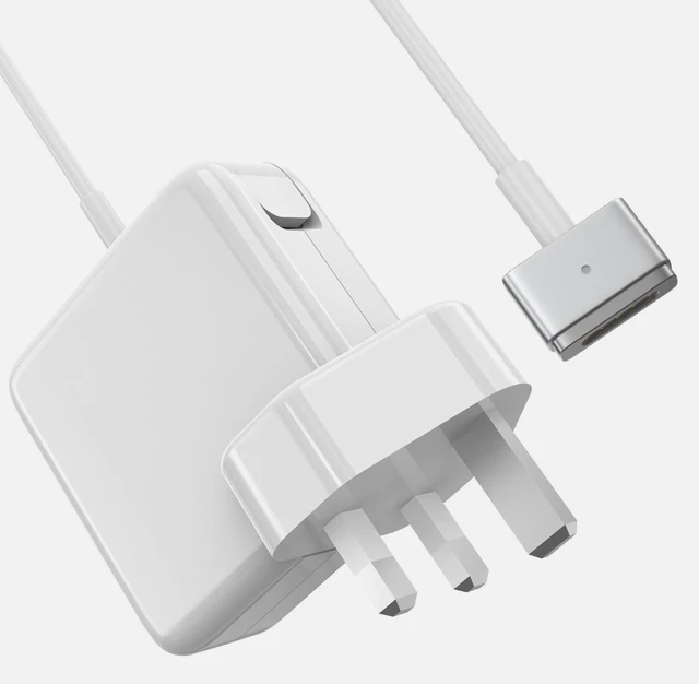 Alt view image 4 of 7 - Idealforce 45W T-tip AC Power Charger for Apple 11" 13" Macbook AC Power Adapter Charger, MagSafe 1 & 2 with L-Tip and T-Tip Connector Compatible with MacBook Air and MacBook Pro Laptops