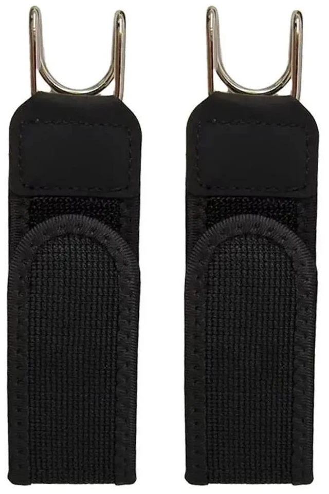Main image of ealforce 2PCS Buckle-Less Invisible Elastic Waist Belt, Adjustable Heavy Duty Tactical Metal Hook Waist Belt Closure