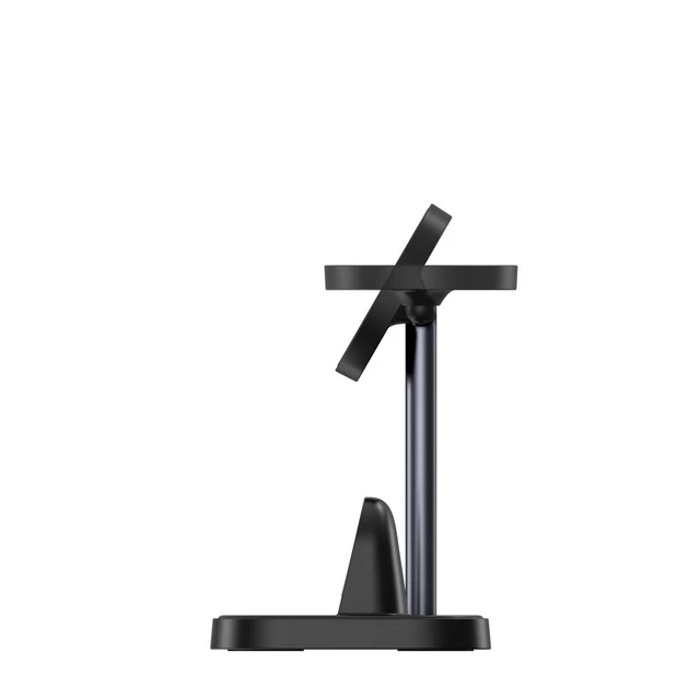 Alt view image 4 of 7 - Idealforce 2-in-1 Fast Wireless Charging Stand, Portable Multi-Device Charging Dock Station, Compatible with iPhone, Apple Watch and AirPods, Convenient Home Office Charger